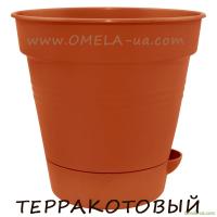 Вазон з поливом Глорія 20 (теракот)