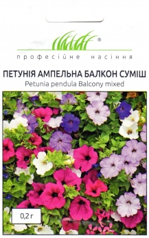 Петунія Балкон ампельна суміш Тез'є 0,05 г (465529)