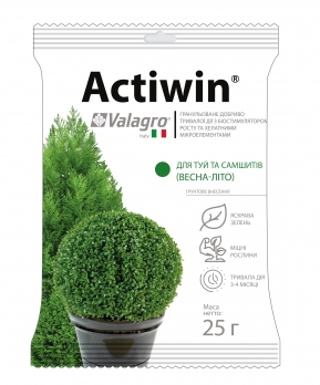 Добриво Actiwin для туй і самшитов (весна-літо) 25г