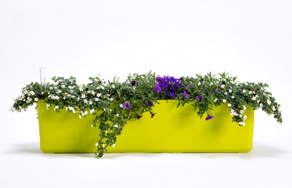 Квітковий горщик Berberis 80 см (зелений + білий) (green + white)