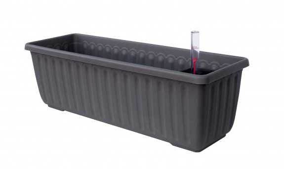 Квітковий горщик SIESTA LUX 60x20x19 антрацит