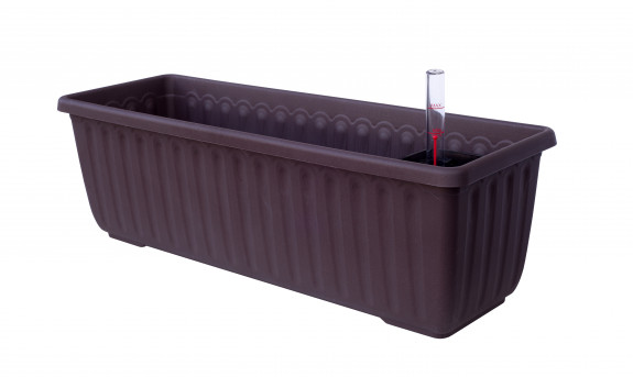 Квітковий горщик  SIESTA LUX 60x20x19 шоколад