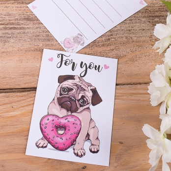 Відкритки міні одинарні  For you (4151-31) 