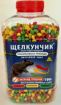 Гранули Щелкунчик в пляшці 190гр (50шт)