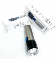 Ліхтарик метал. К31  (від акумулятора+USB)