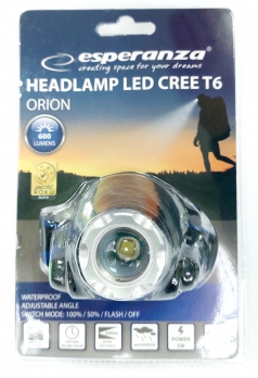Ліхтарик налобний Head Lamp Led T6 Gree ORION на батарейках 4шт - АА (арт.EOT005)