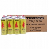 Газовий балон Tiross 220гр (в упак. 28 шт.)