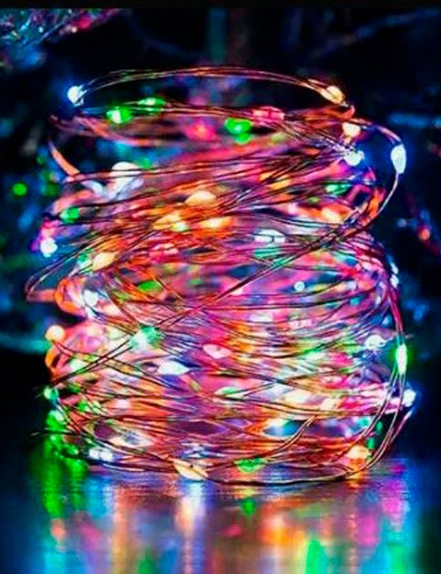 Гірлянда 20Led кольорова на батарейках (2шт) R6 959