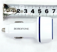 Автомобільний зарядний пристрій BOROFONE 2.4А/BZ14
