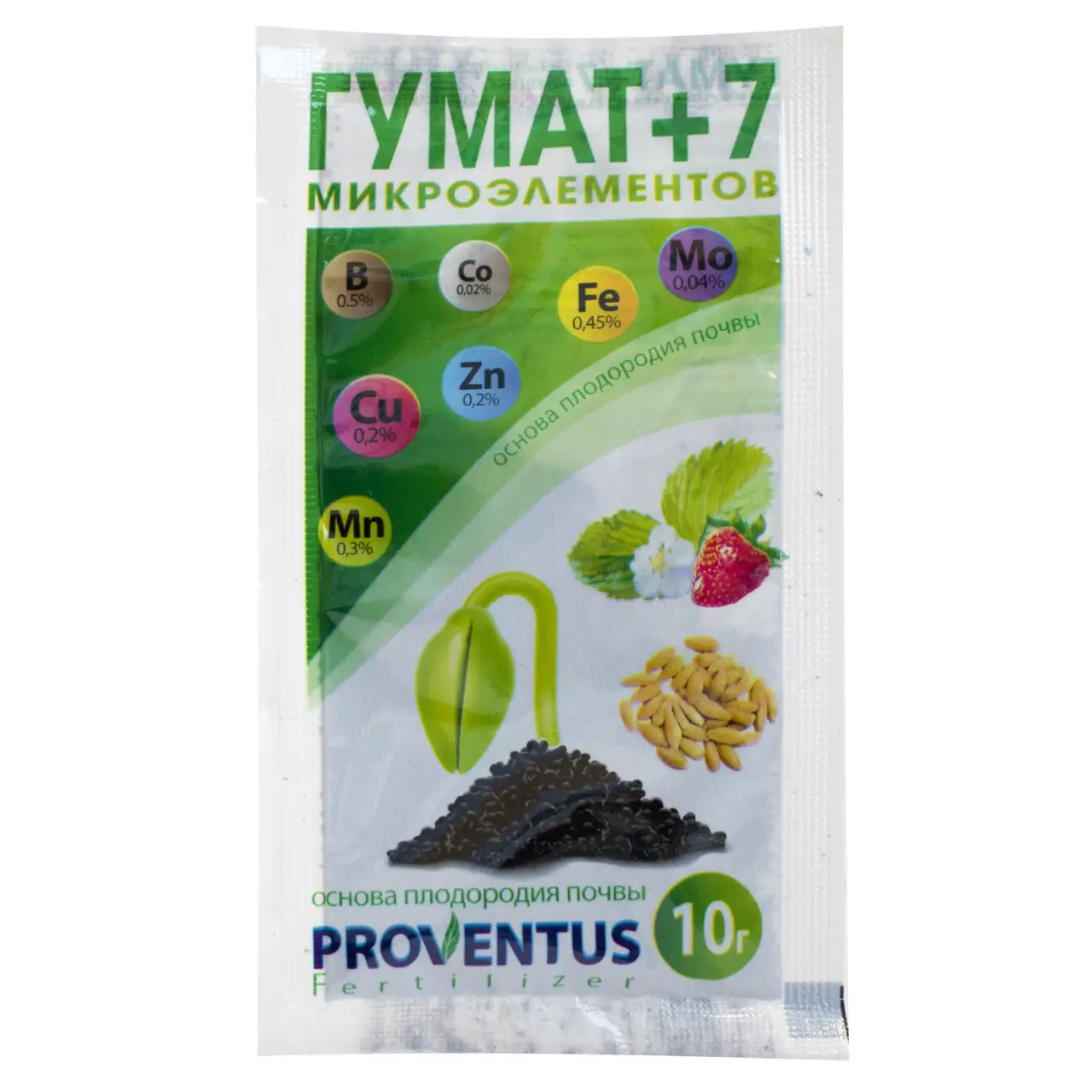 Гумат + 7 мікроелементів 10 г Proventus