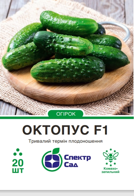 Огірок Октопус 20 шт Спектр Сад (Нідерланди)