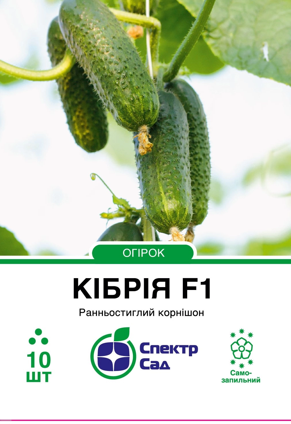 Огірок Кібрія 10 шт Спектр Сад (Нідерланди)