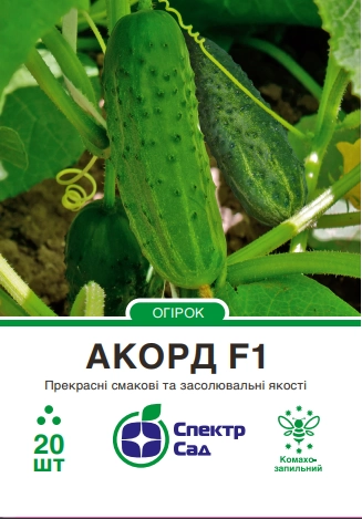 Огірок Акорд 20 шт Спектр Сад (Нідерланди)