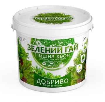 Зелений гай Пишна хвоя 10кг (відро)