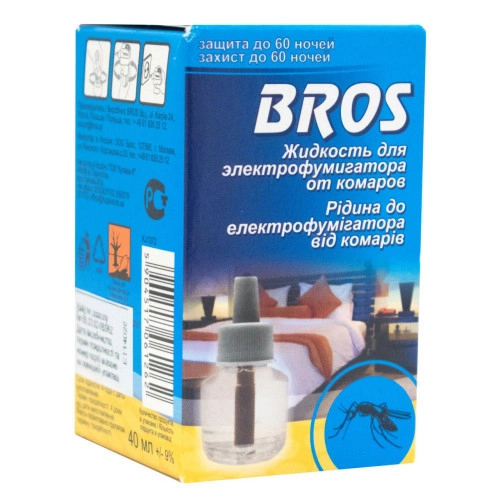 BROS Рідина від комарів 60 ночей (40 мл)