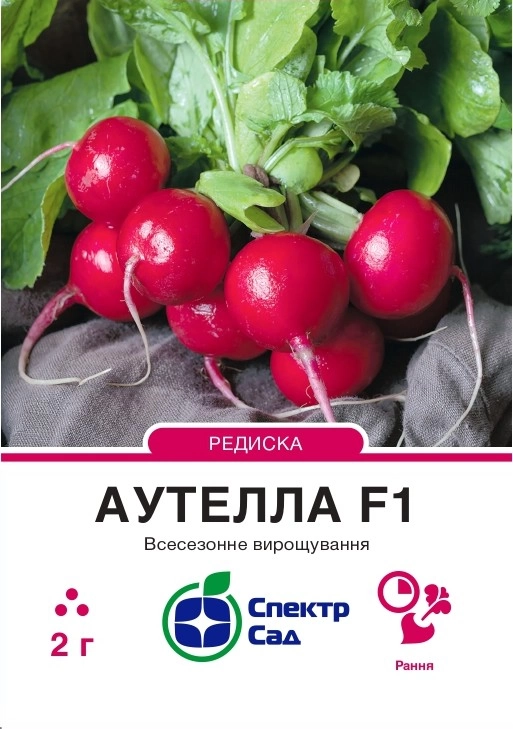 Редиска Аутелла,2г, рання, Спектр Сад (Нідерланди)