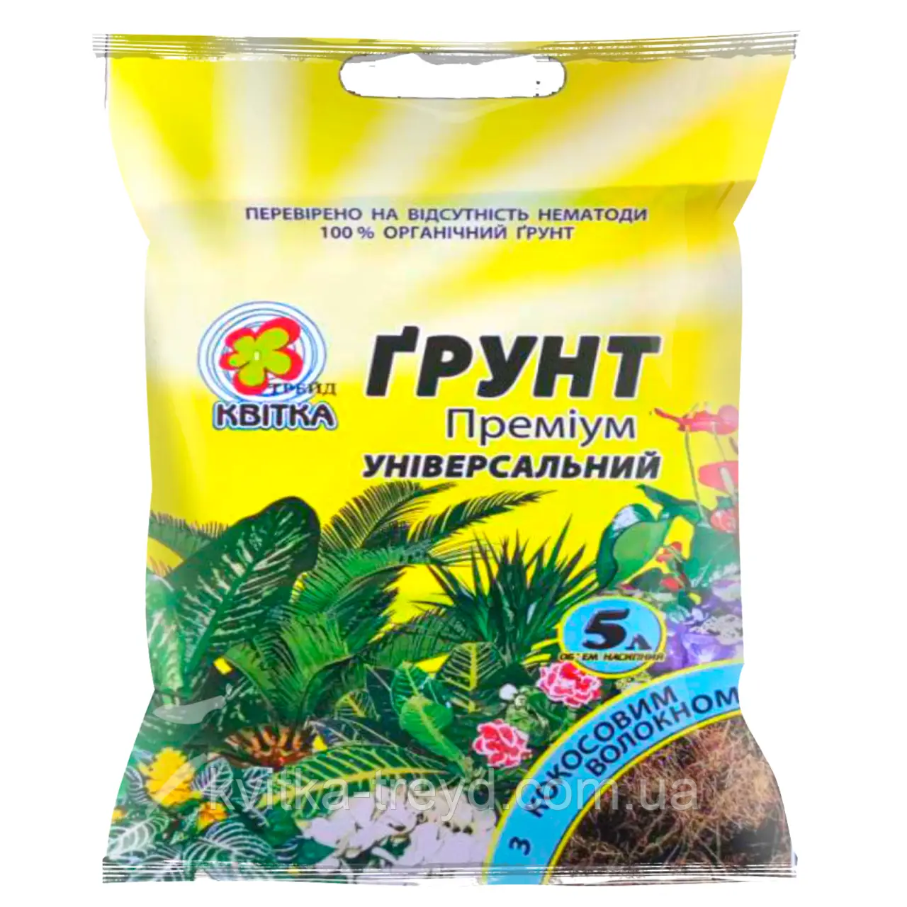 Квітка Трейд  Універсальний з кокосом 5 л